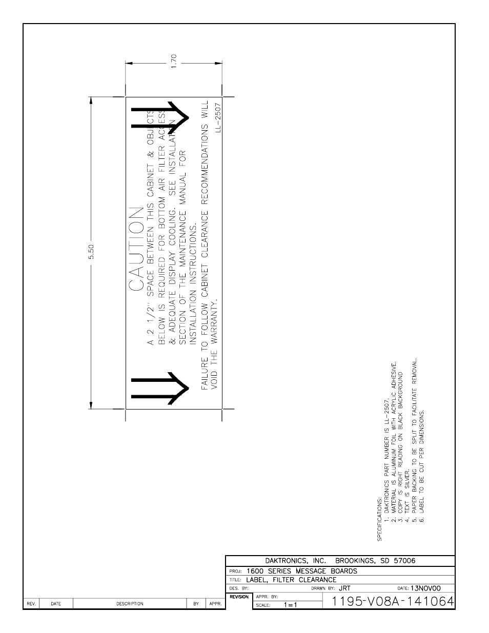 Daktronics AB-1600-1.5,2.5 User Manual | Page 90 / 141