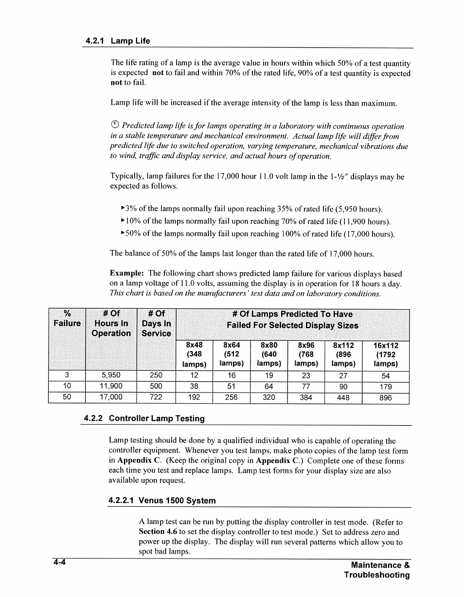 Daktronics AB-1600-1.5,2.5 User Manual | Page 44 / 105