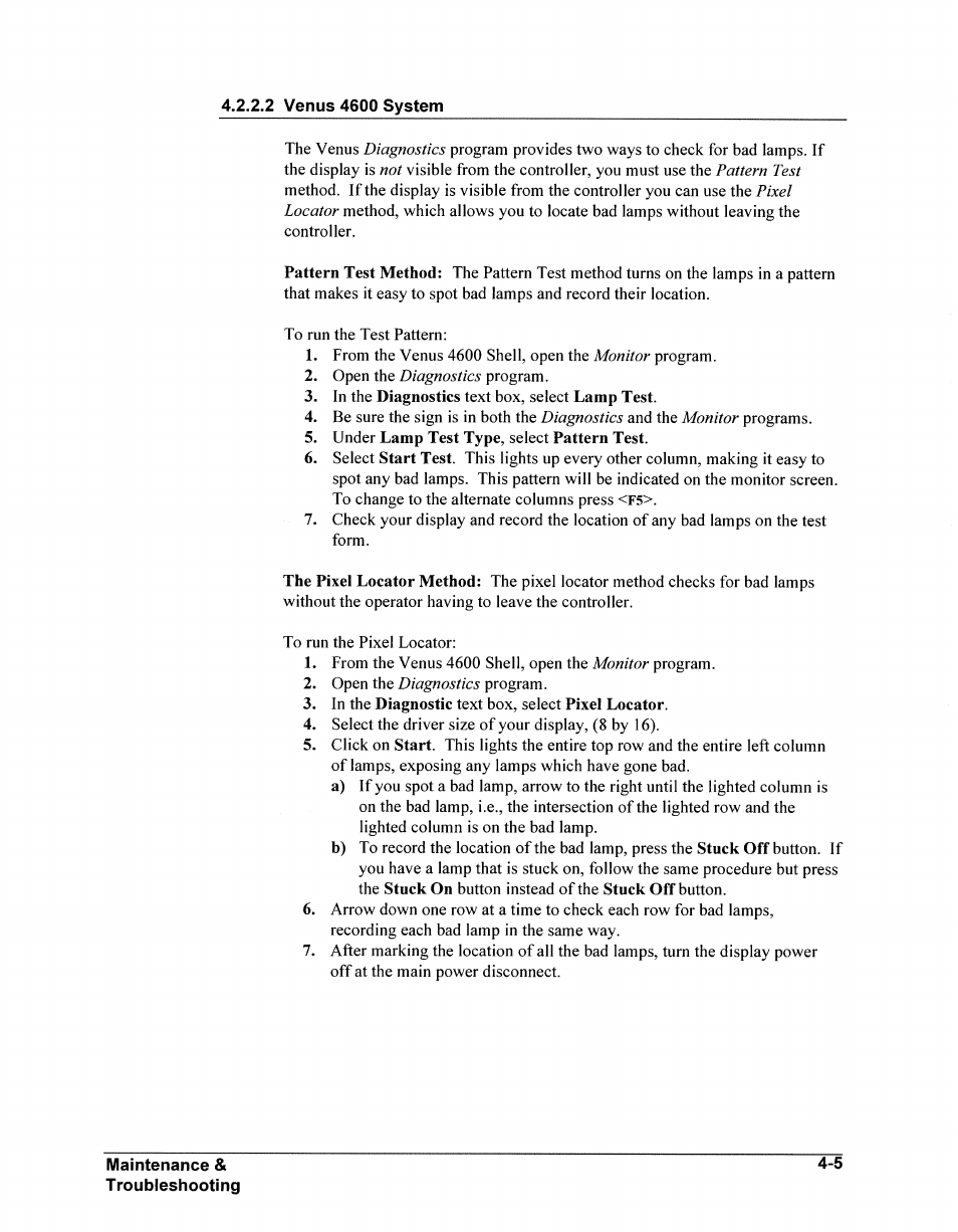 Daktronics AB-1600-1.5,2.5 User Manual | Page 45 / 105