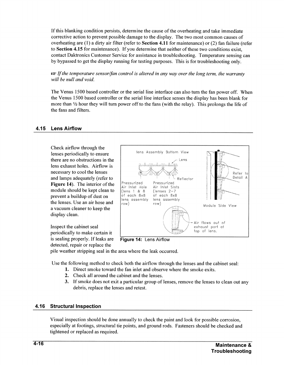 Daktronics AB-1600-1.5,2.5 User Manual | Page 56 / 105