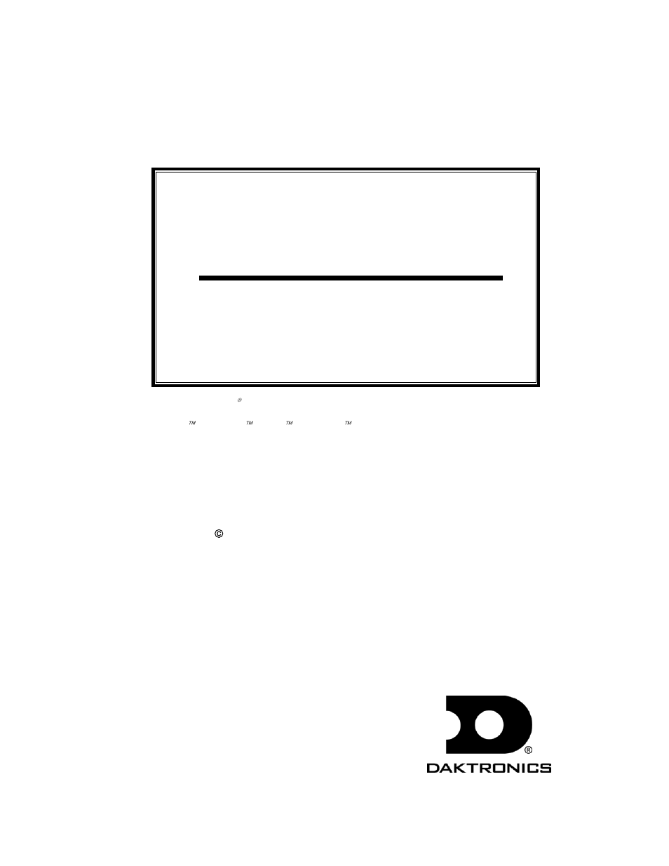 Daktronics AB-1600-1.5,2.5 User Manual | 131 pages