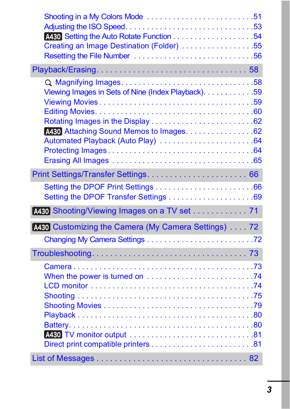 Canon A420 User Manual | Page 5 / 115