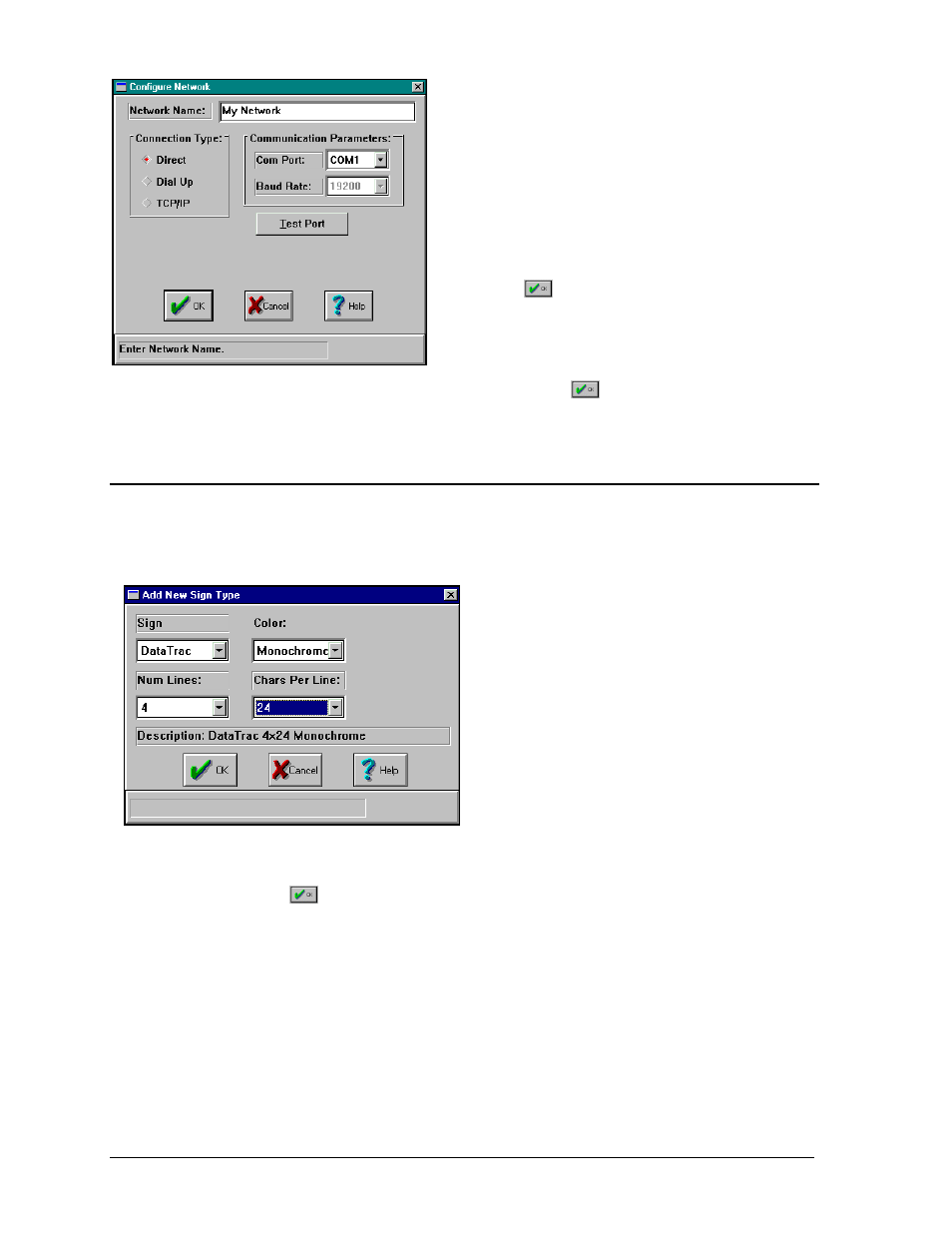 Setting up a sign type -2 | Daktronics Venus 1500 Ver 1.x User Manual | Page 13 / 76