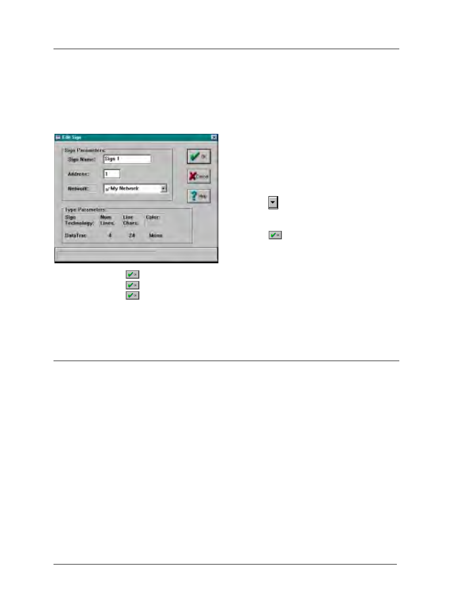 Configuring the sign parameters -4, A basic message -4 | Daktronics Venus 1500 Ver 1.x User Manual | Page 15 / 76