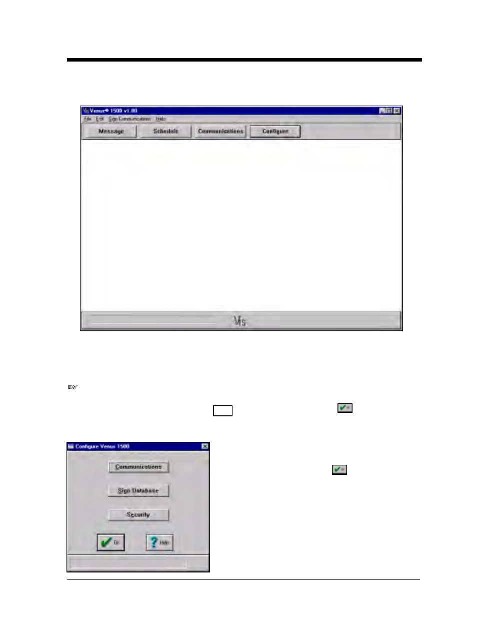 Section 4, Configuration -1 | Daktronics Venus 1500 Ver 1.x User Manual | Page 18 / 76