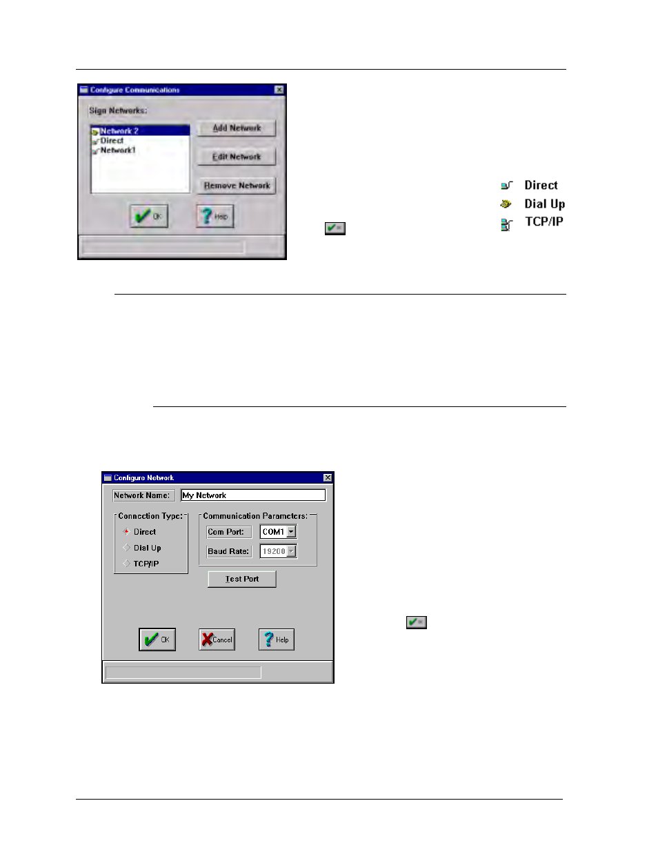 Communications -2, Add network -2, Direct connection -2 | Daktronics Venus 1500 Ver 1.x User Manual | Page 19 / 76