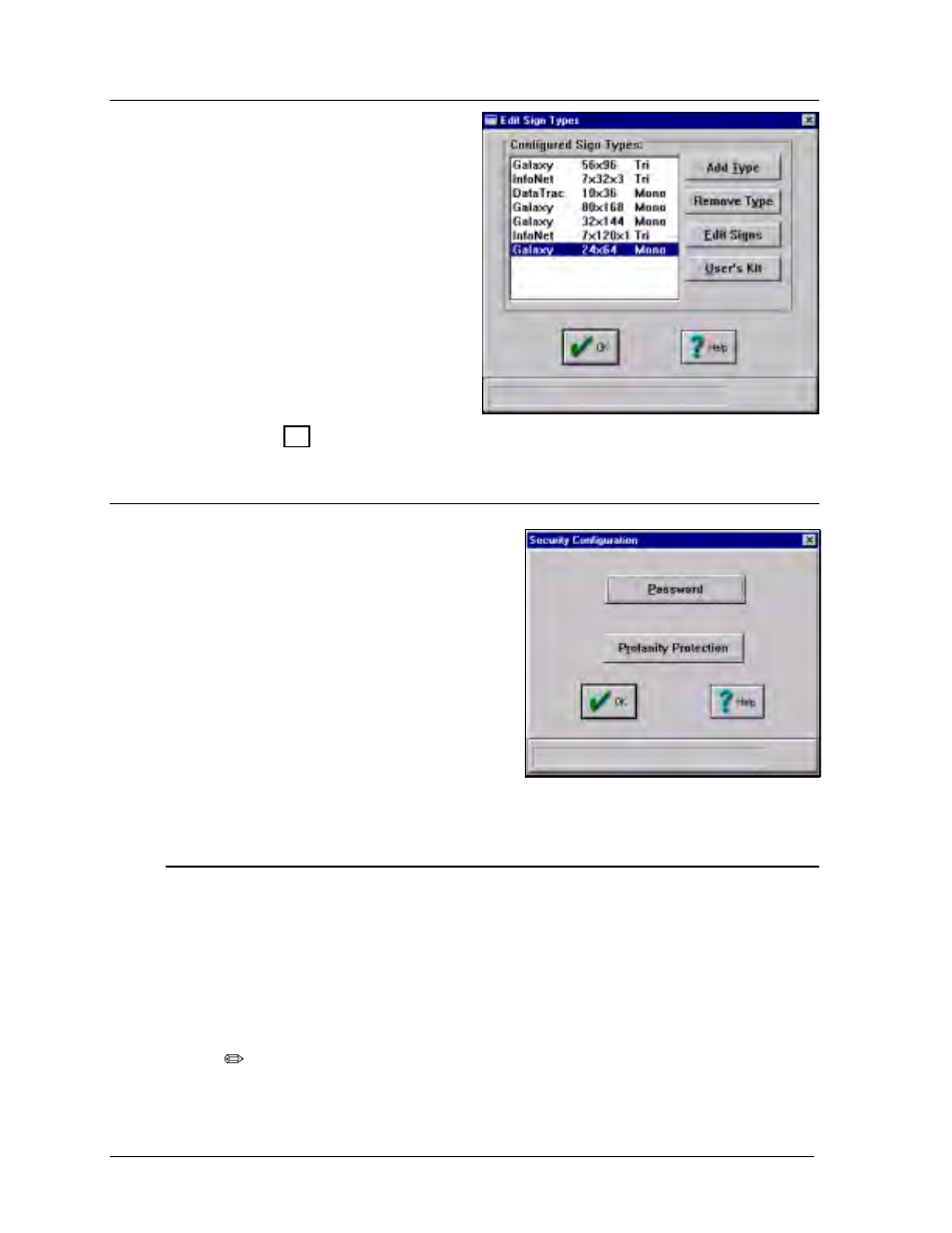 User’s kit -8, Security -8, Password -8 | Daktronics Venus 1500 Ver 1.x User Manual | Page 25 / 76