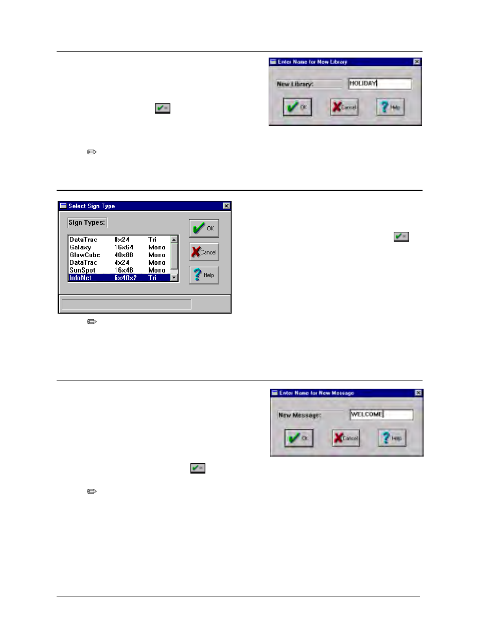Libraries -2, Sign type -2, Messages -2 | Daktronics Venus 1500 Ver 1.x User Manual | Page 29 / 76