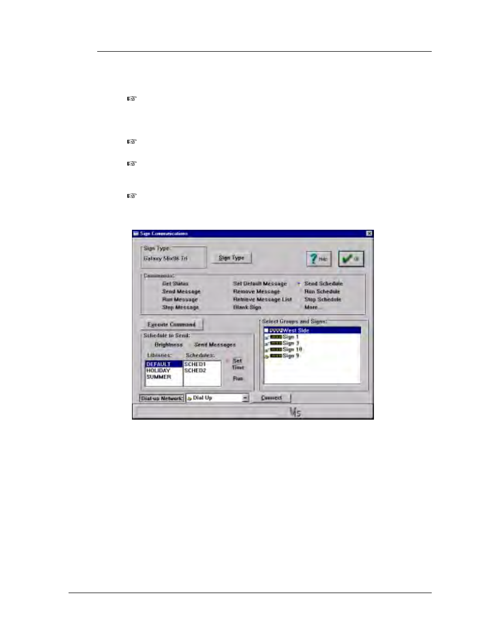 Send schedule -5 | Daktronics Venus 1500 Ver 1.x User Manual | Page 56 / 76