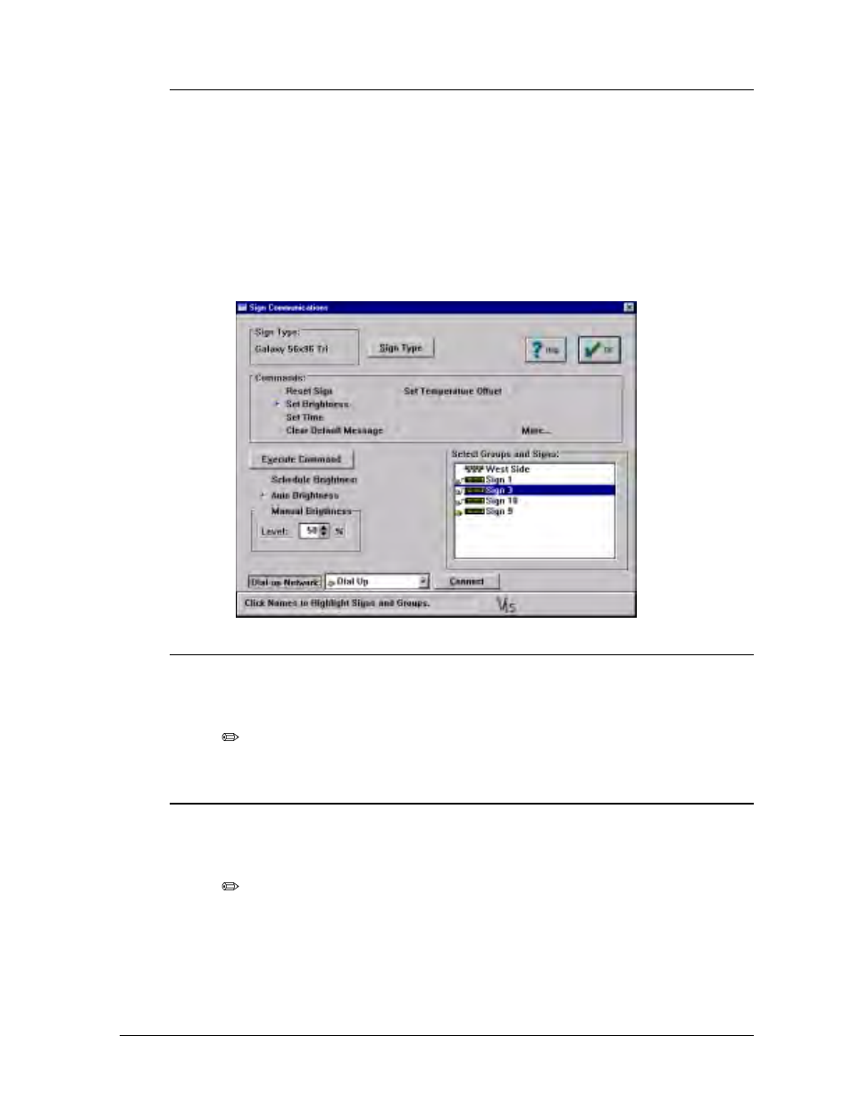 Set brightness -7, Set time -7, Clear default message -7 | Daktronics Venus 1500 Ver 1.x User Manual | Page 58 / 76