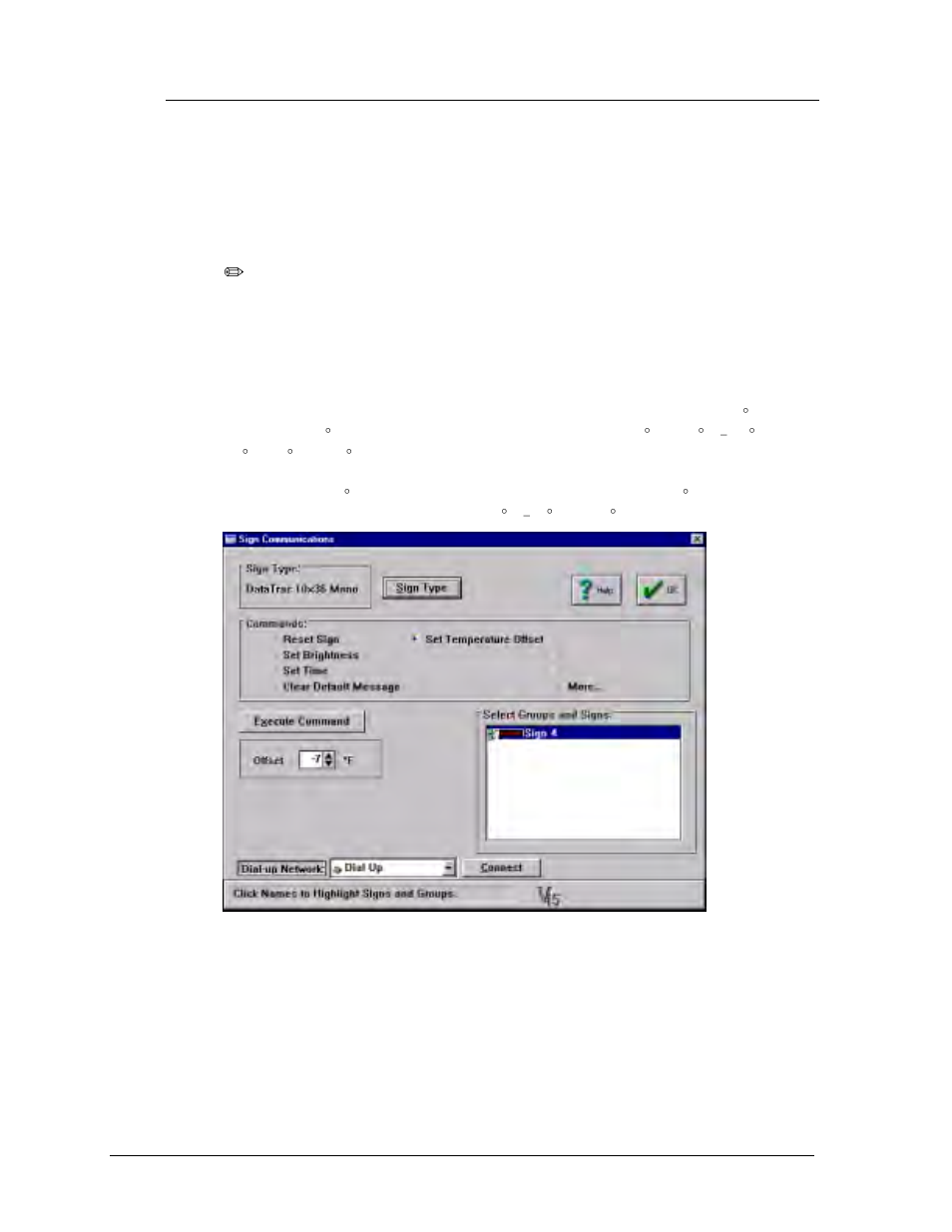 Set temperature offset -8 | Daktronics Venus 1500 Ver 1.x User Manual | Page 59 / 76