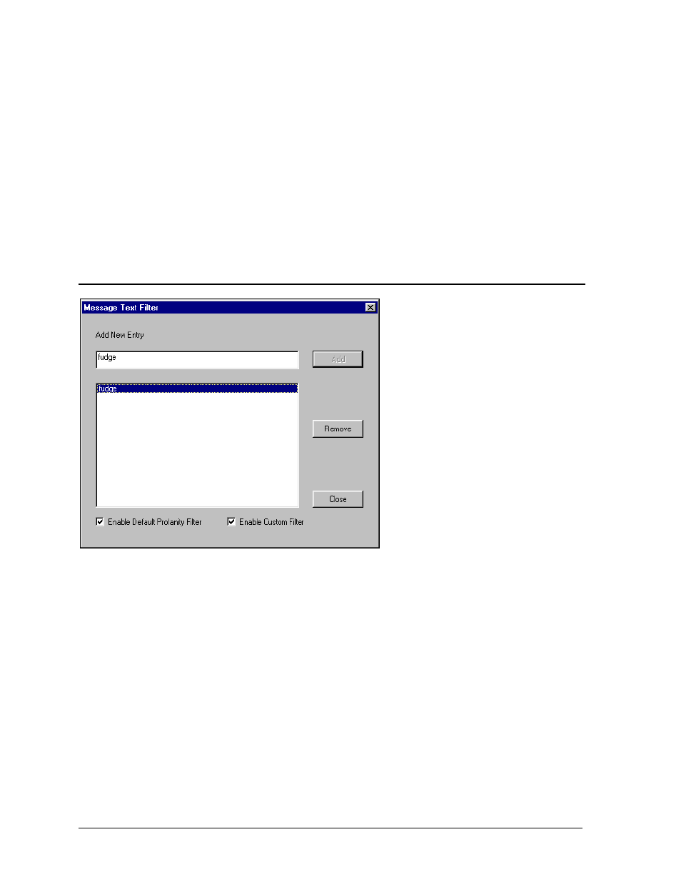 Editing a display’s configuration, Deleting a display from the network, Enabling the text filter (profanity protection) | Adding new words, Removing a word, Editing a display’s configuration -8, Deleting a display from the network -8, Enabling the text filter (profanity protection) -8, Adding new words -8, Removing a word -8 | Daktronics Venus 1500 Ver 2.x User Manual | Page 26 / 69