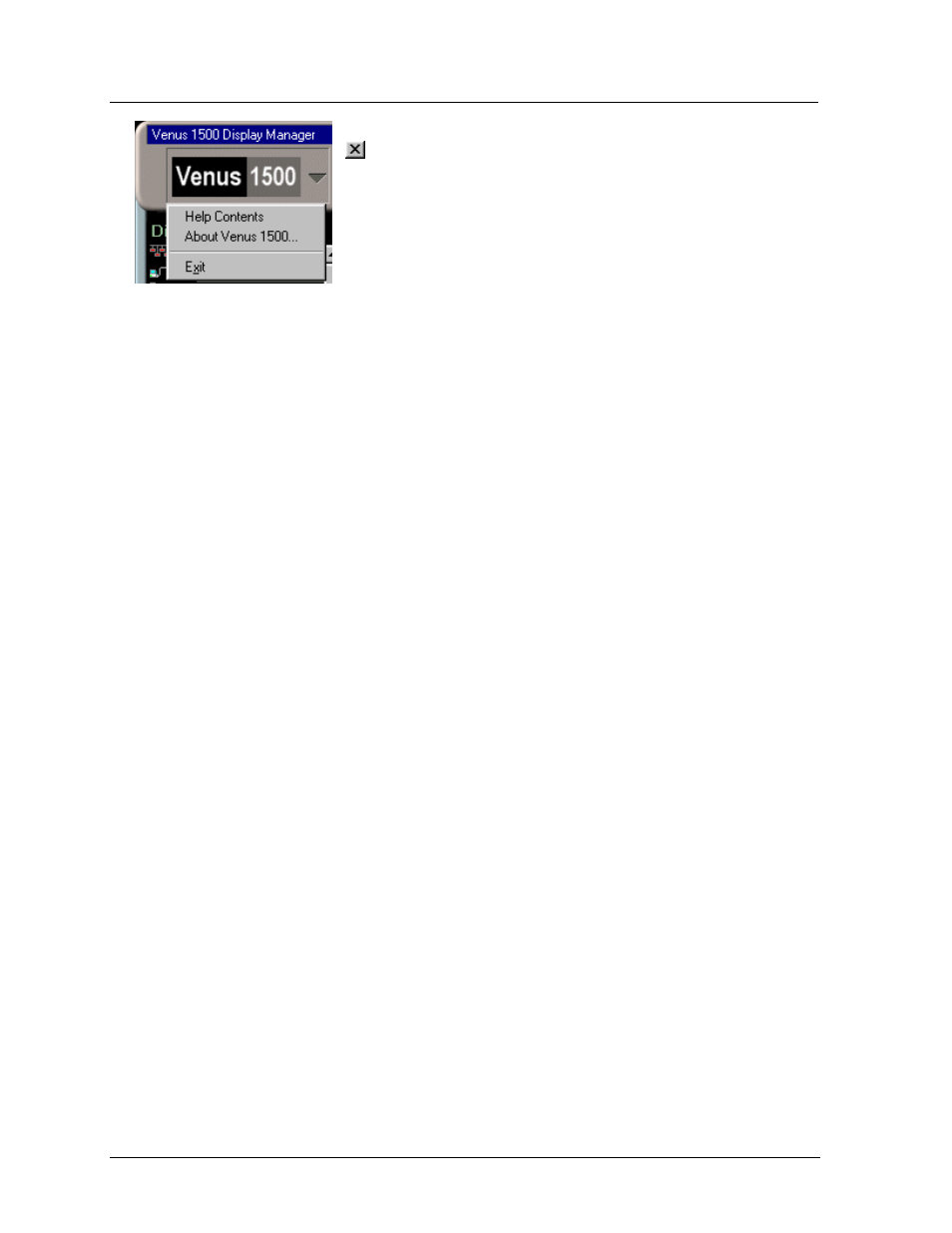 Exiting the display manager, Exiting the display manager -8 | Daktronics Venus 1500 Ver 2.x User Manual | Page 58 / 69