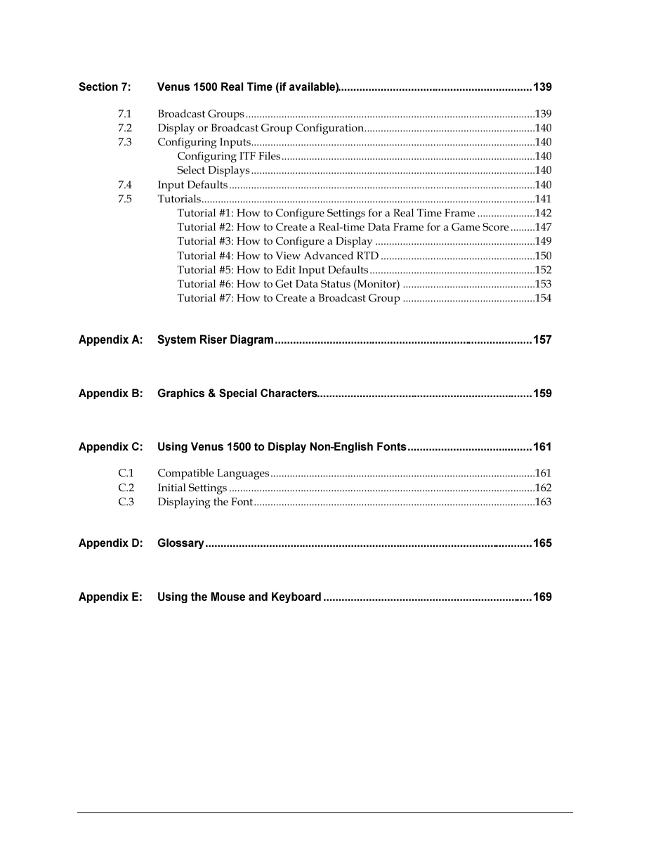 Daktronics Venus 1500 Ver 3.x User Manual | Page 8 / 187