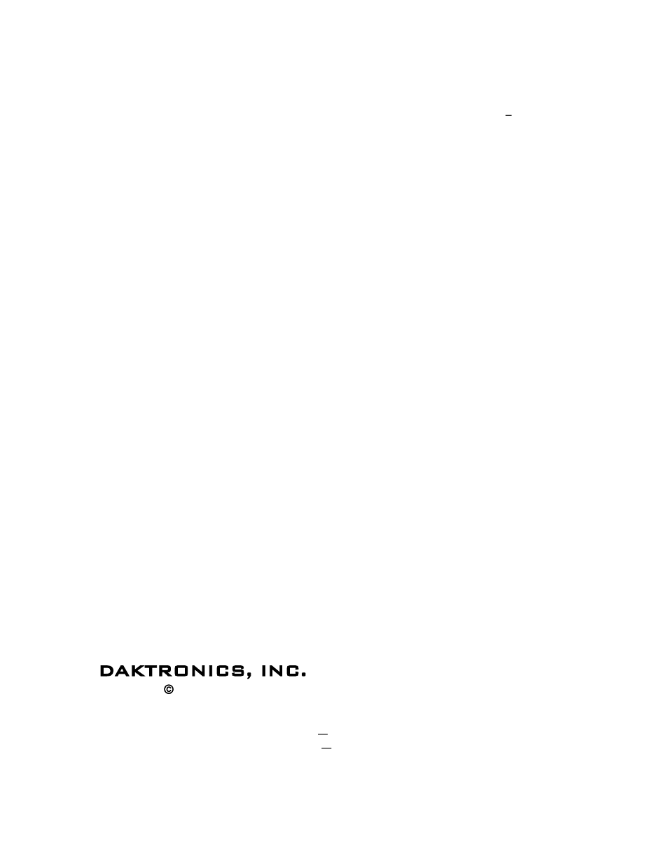 Daktronics, inc | Daktronics Sportsound 500HD User Manual | Page 3 / 66