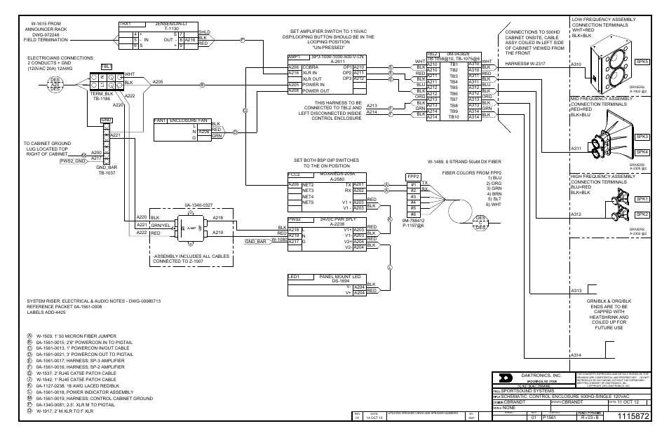 Daktronics Sportsound 500HD User Manual | Page 43 / 66