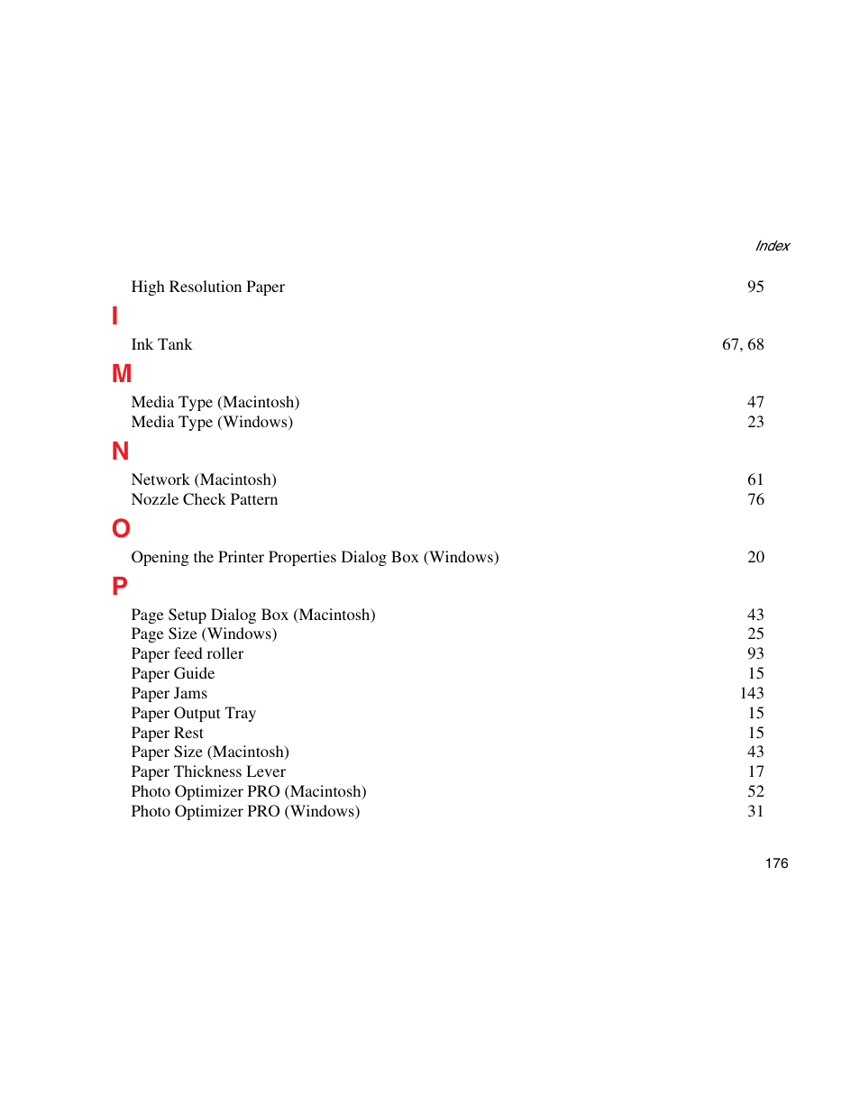 Canon S900 User Manual | Page 176 / 178