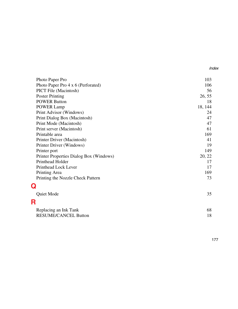 Canon S900 User Manual | Page 177 / 178