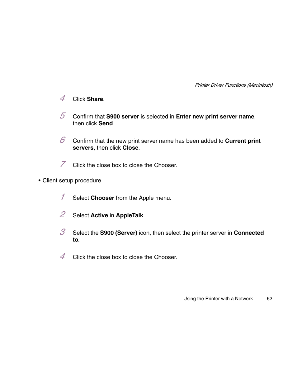 Canon S900 User Manual | Page 62 / 178