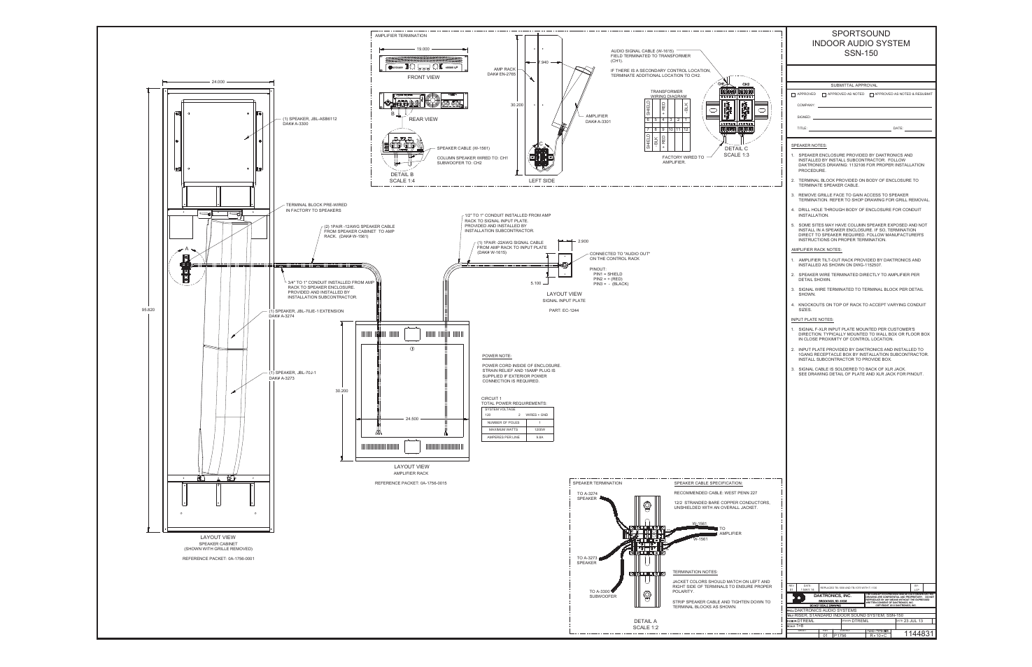 Daktronics Sportsound Indoor (SSN-100/150) User Manual | Page 29 / 42