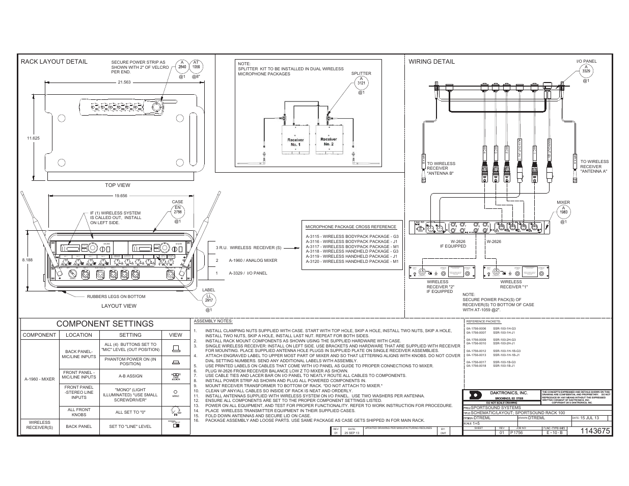 Daktronics Sportsound Rack SSR-100 Operation Manual User Manual | Page 29 / 36