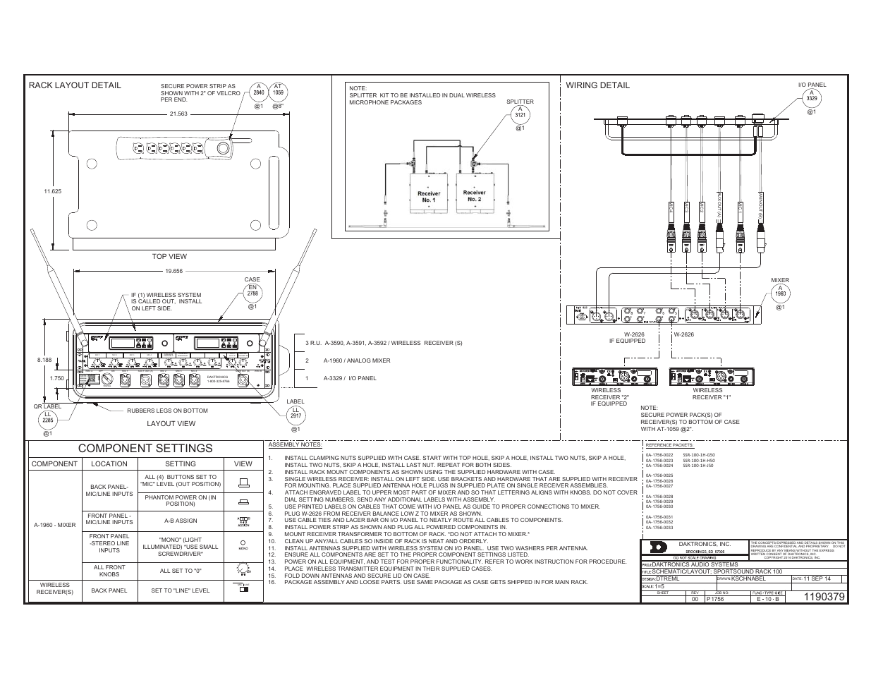 Daktronics Sportsound Rack SSR-100 Operation Manual User Manual | Page 30 / 36