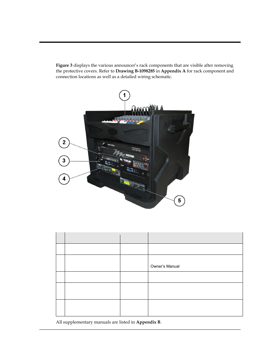 Section 2: ssr-200 components, 1 overview, Section 2 | Ssr-200 components, Overview | Daktronics Sportsound Rack SSR-200 Operation Manual User Manual | Page 9 / 42