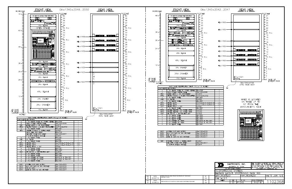 Daktronics Sportsound Rack SSR-300 Operation Manual User Manual | Page 36 / 44
