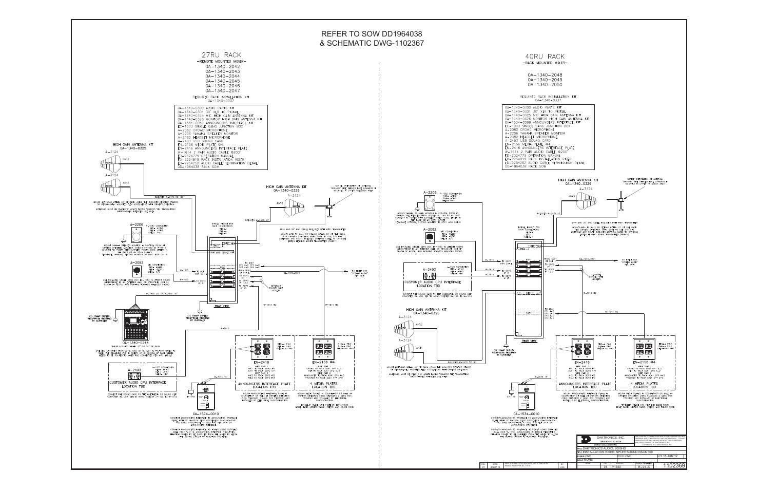 Daktronics Sportsound Rack SSR-300 Operation Manual User Manual | Page 37 / 44