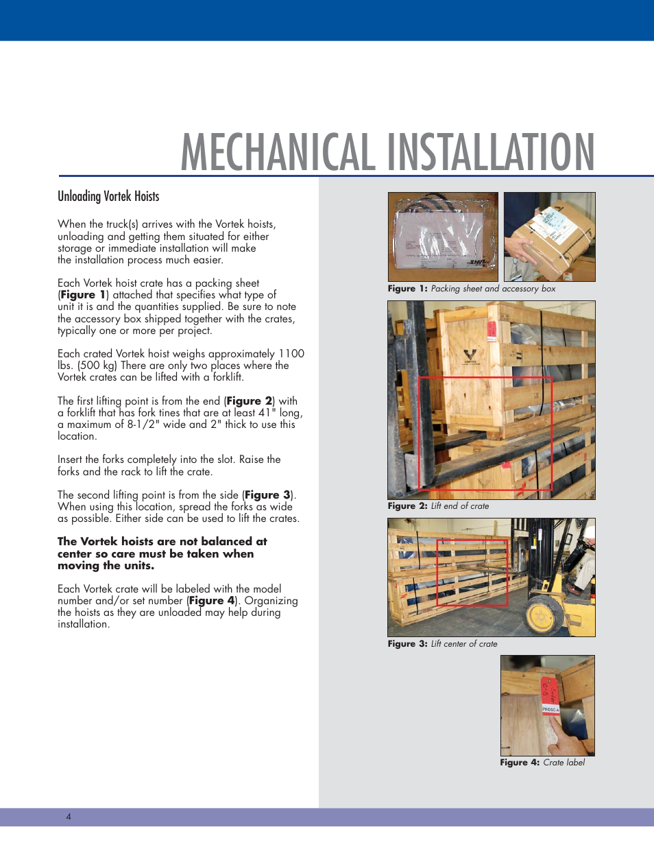 Mechanical installation | Daktronics Hoist Installation Manual User Manual | Page 6 / 15