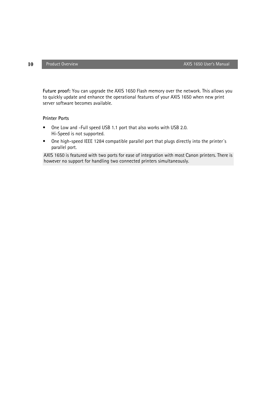 Canon 1650 User Manual | Page 10 / 71