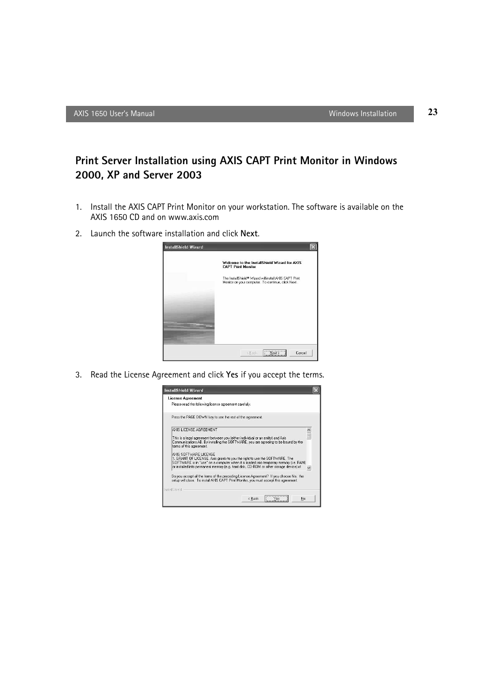 Canon 1650 User Manual | Page 23 / 71