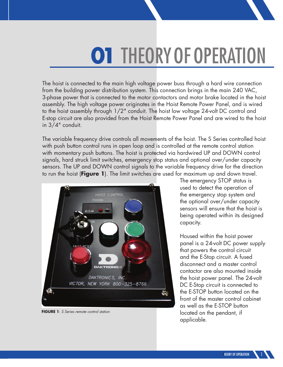 01 theory of operation | Daktronics Hoist Operation and Maintenance Manual User Manual | Page 4 / 14