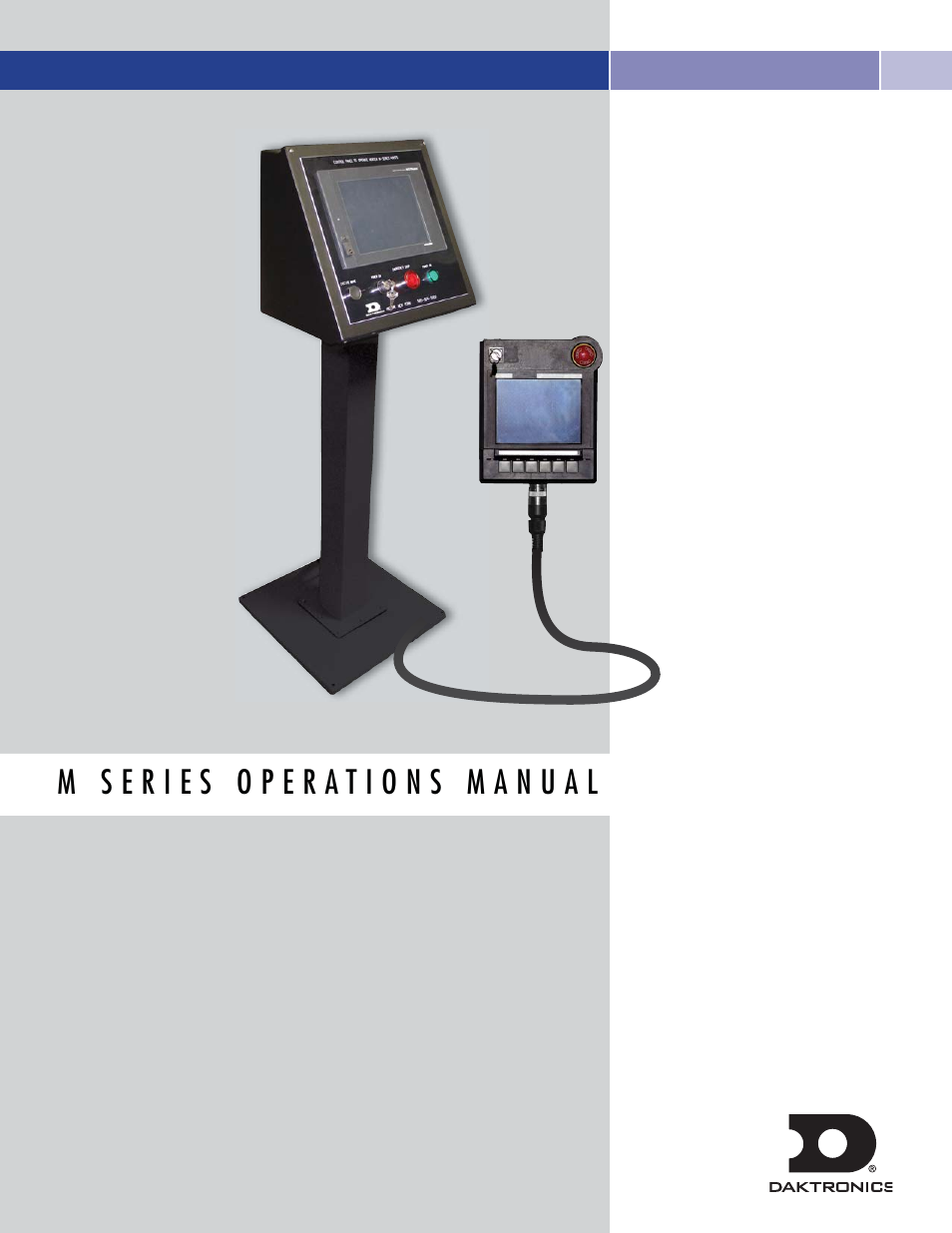 Daktronics M SERIES User Manual | 24 pages