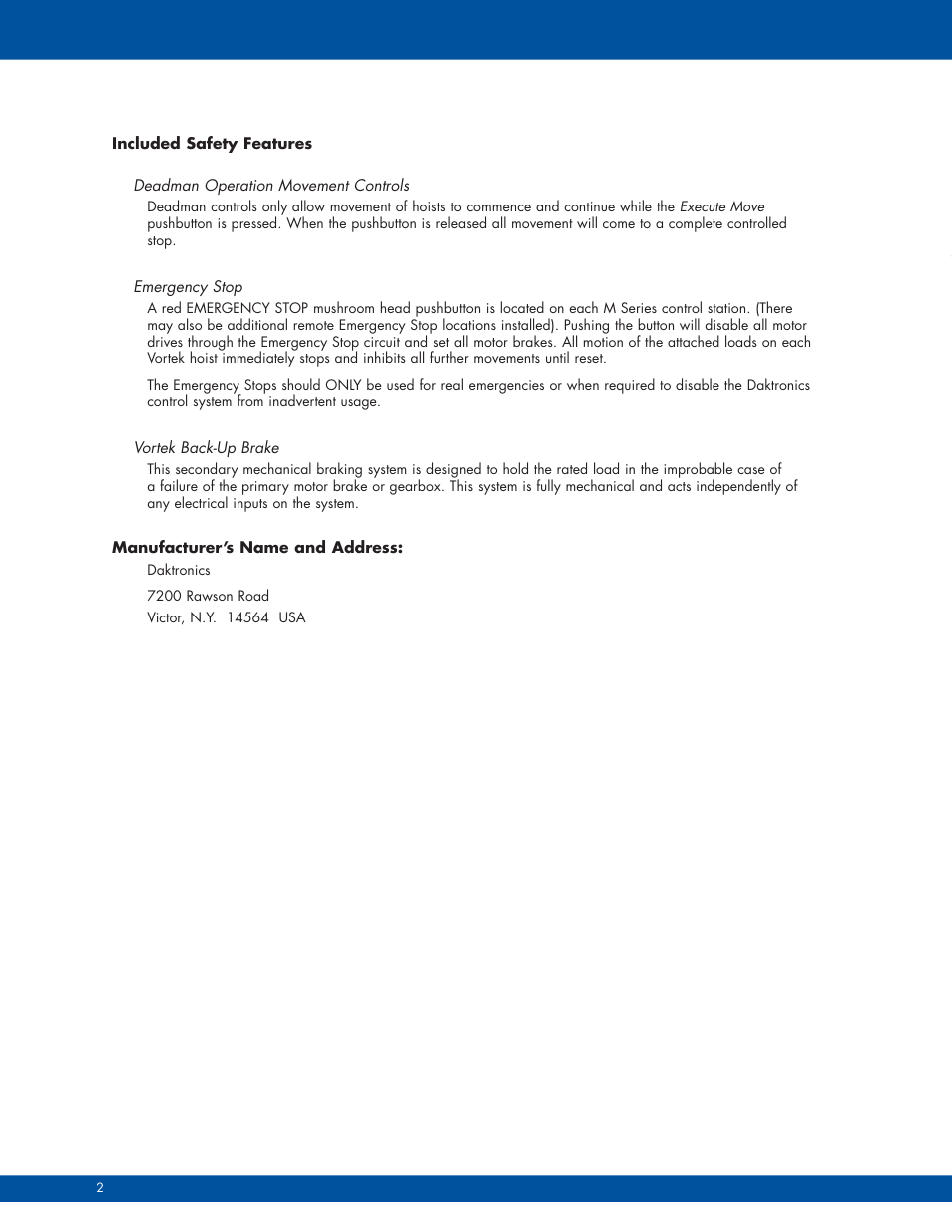 Daktronics M SERIES User Manual | Page 6 / 24