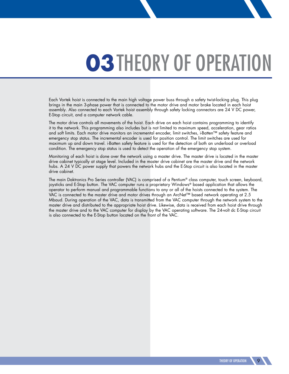 Theory of operation | Daktronics Pro Series Operations and Maintenance Manual User Manual | Page 16 / 118