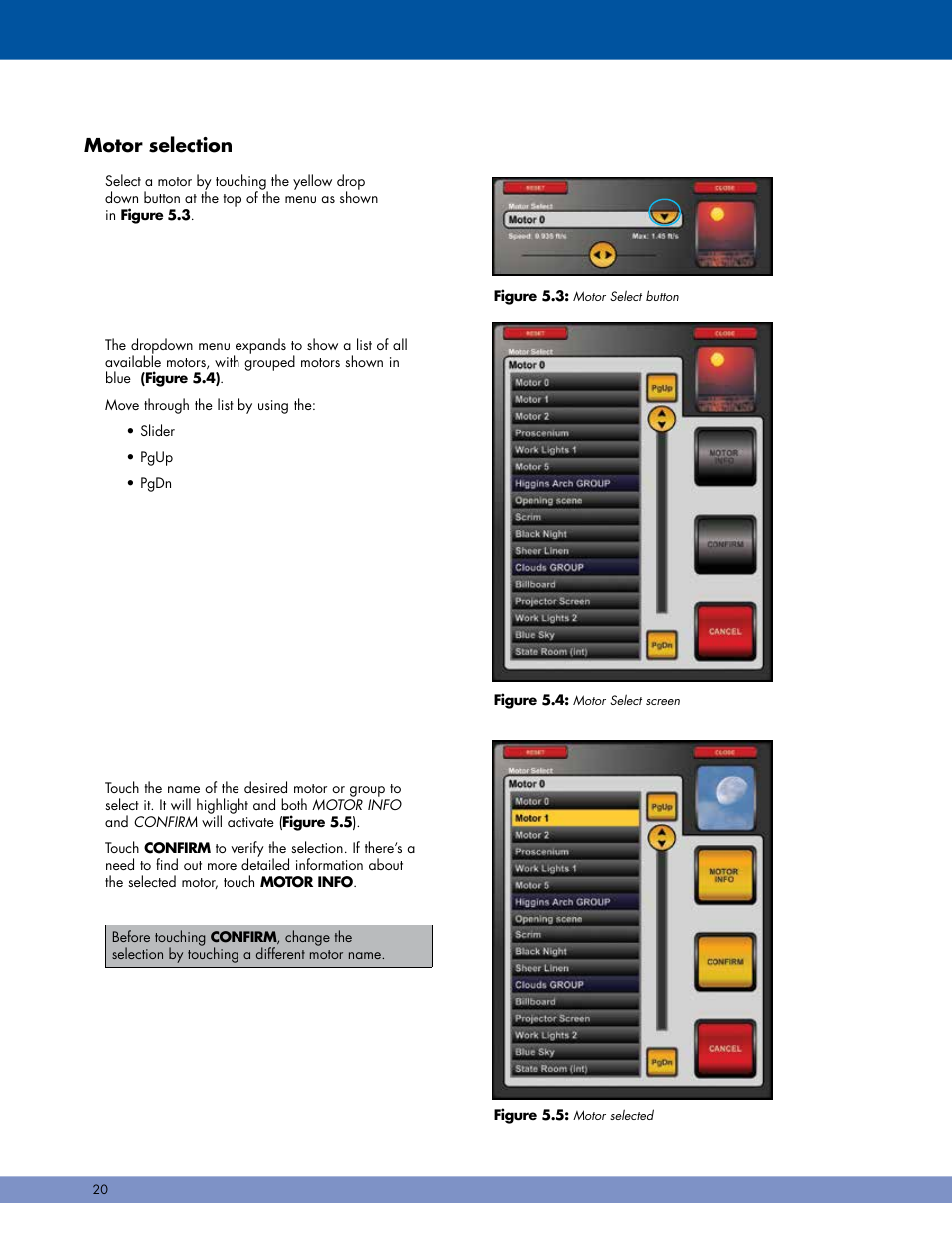 Motor selection | Daktronics Pro Series Operations and Maintenance Manual User Manual | Page 27 / 118