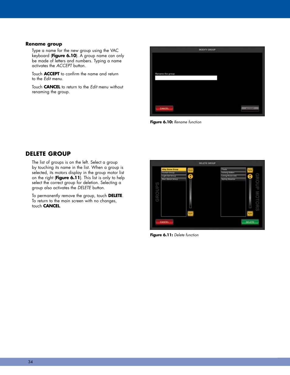 Delete group | Daktronics Pro Series Operations and Maintenance Manual User Manual | Page 41 / 118