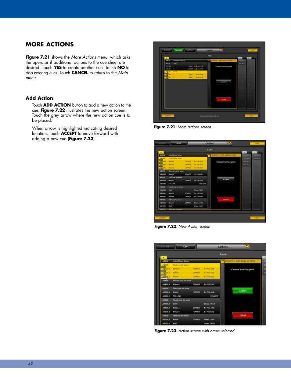 More actions | Daktronics Pro Series Operations and Maintenance Manual User Manual | Page 49 / 118