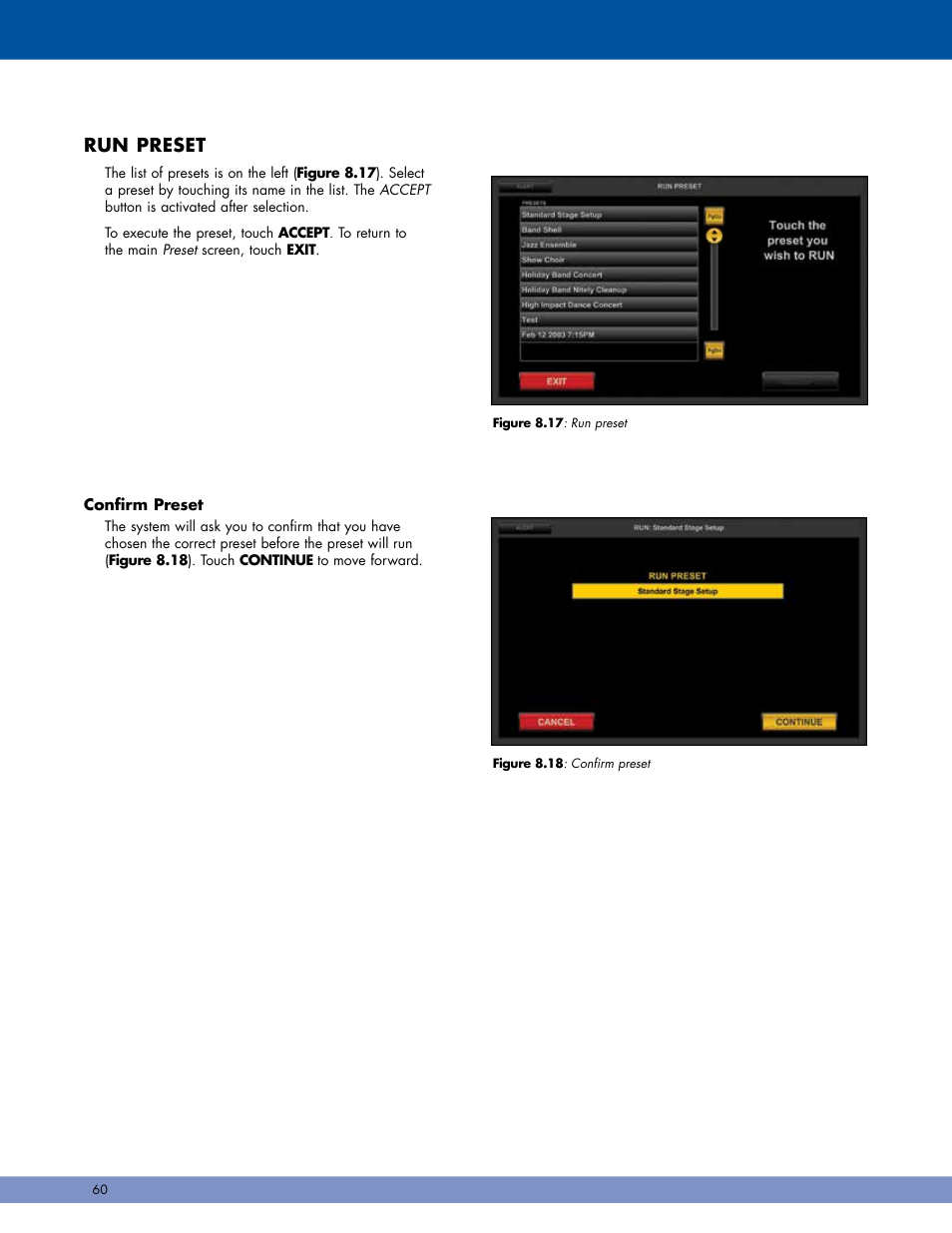 Run preset | Daktronics Pro Series Operations and Maintenance Manual User Manual | Page 67 / 118