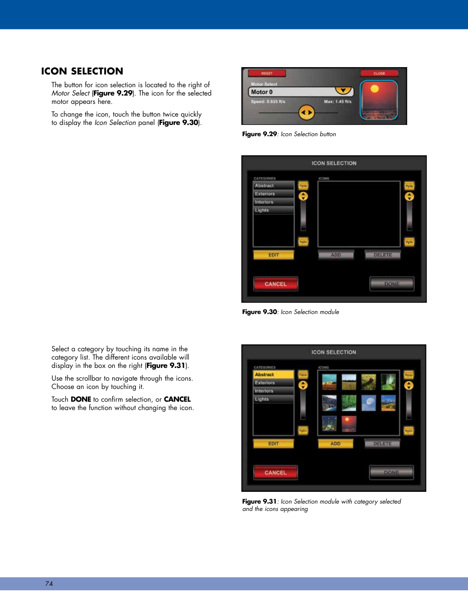Icon selection | Daktronics Pro Series Operations and Maintenance Manual User Manual | Page 81 / 118