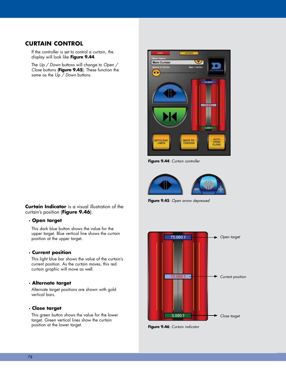 Curtain control | Daktronics Pro Series Operations and Maintenance Manual User Manual | Page 85 / 118