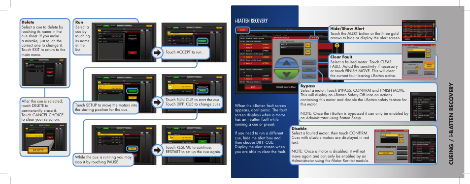 I-batten recovery, Cu ei n g / i -b a tt en r ec o v er y | Daktronics Pro Series Quick Start Manual User Manual | Page 8 / 11