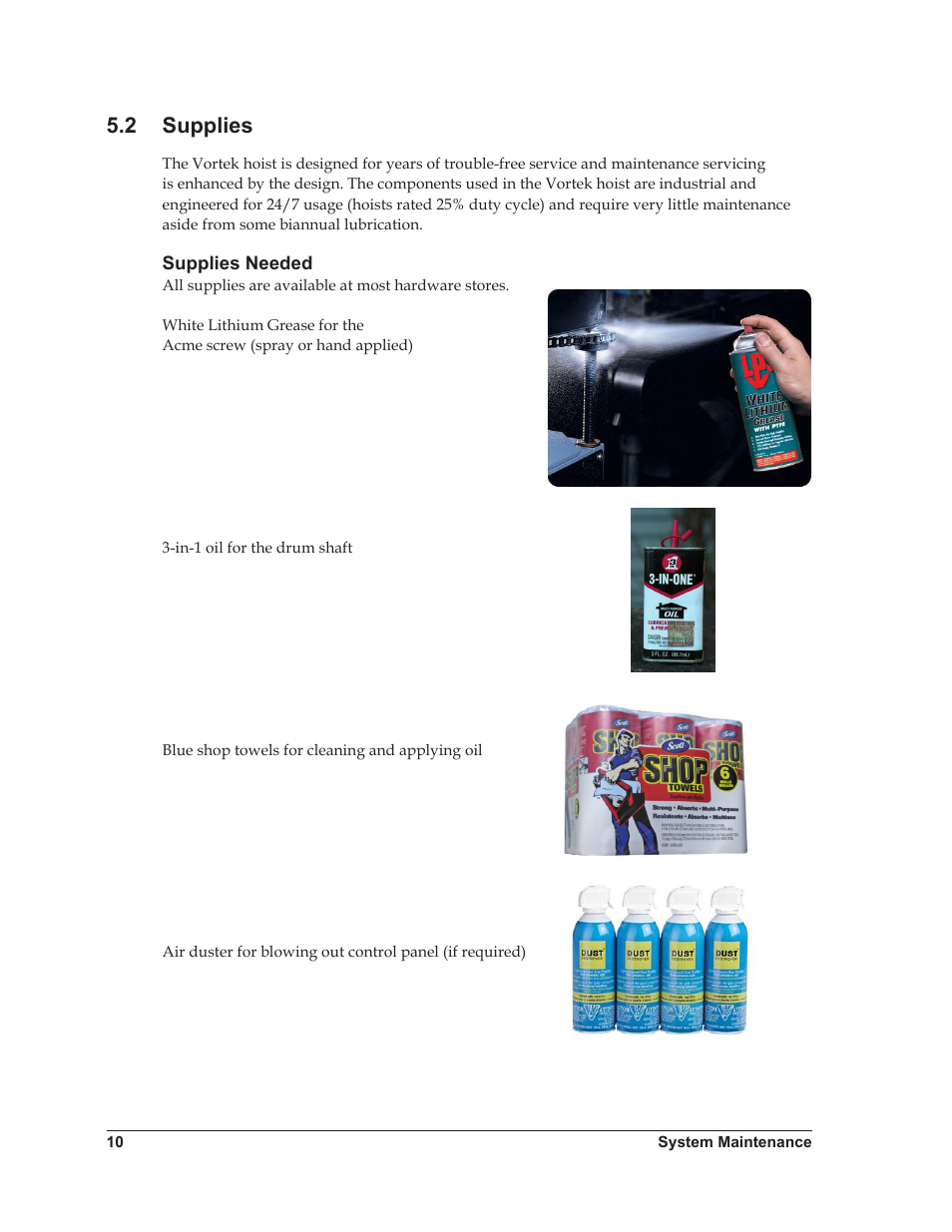 2 supplies | Daktronics Scoreboard Dual Hoist User Manual | Page 14 / 23