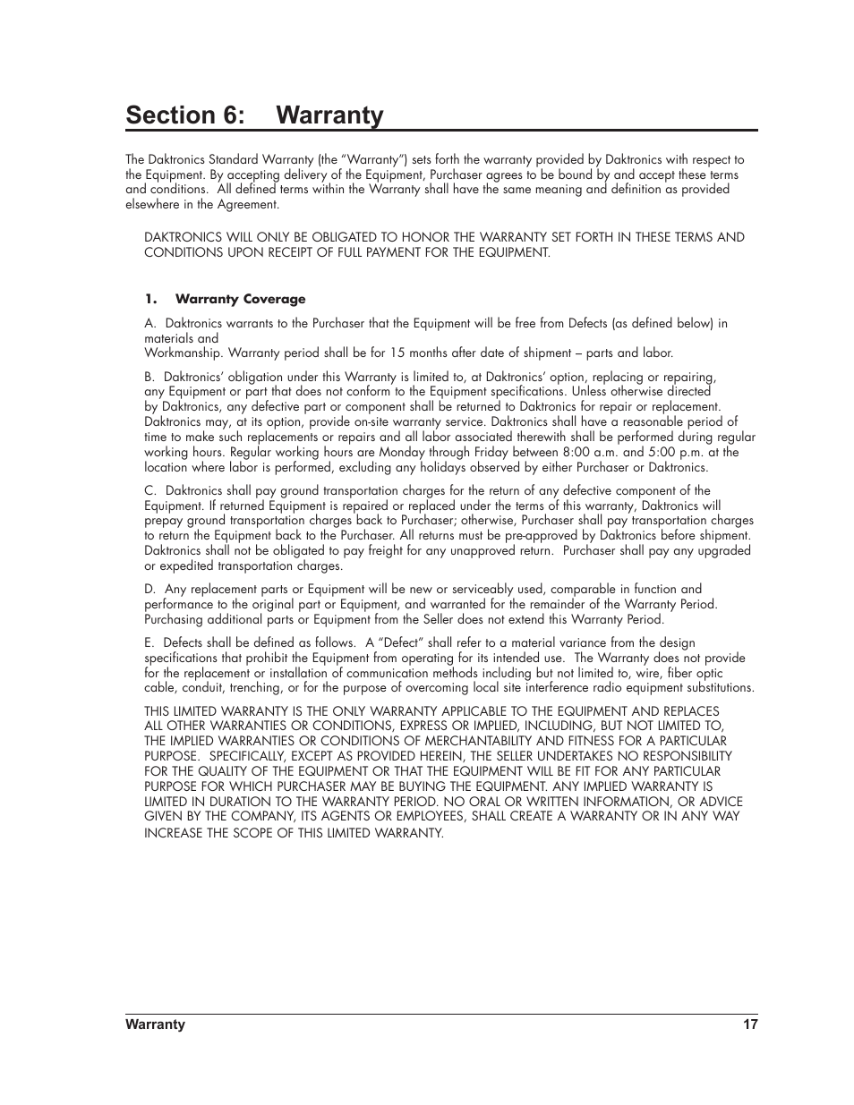 Daktronics Scoreboard Dual Hoist User Manual | Page 21 / 23