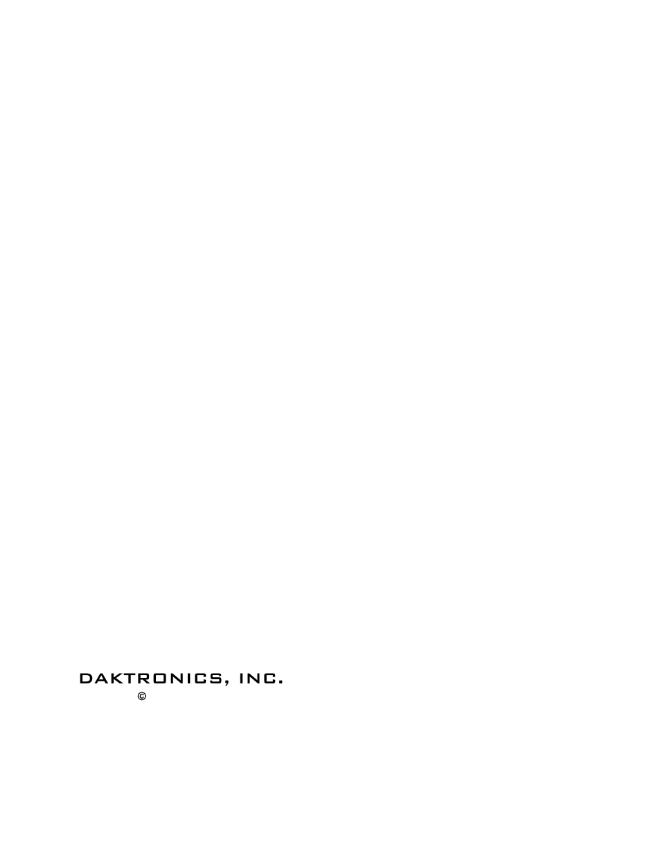Daktronics, inc | Daktronics All Sport 100 Contro User Manual | Page 2 / 37