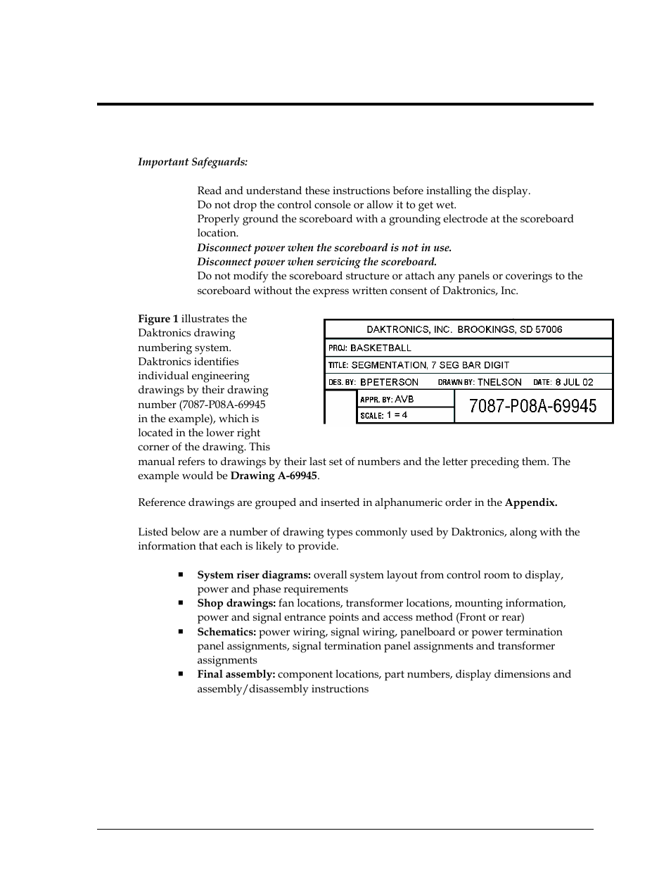 Introduction, How to use this manual, Section 1 | 1 how to use this manual | Daktronics All Sport 100 Contro User Manual | Page 5 / 37