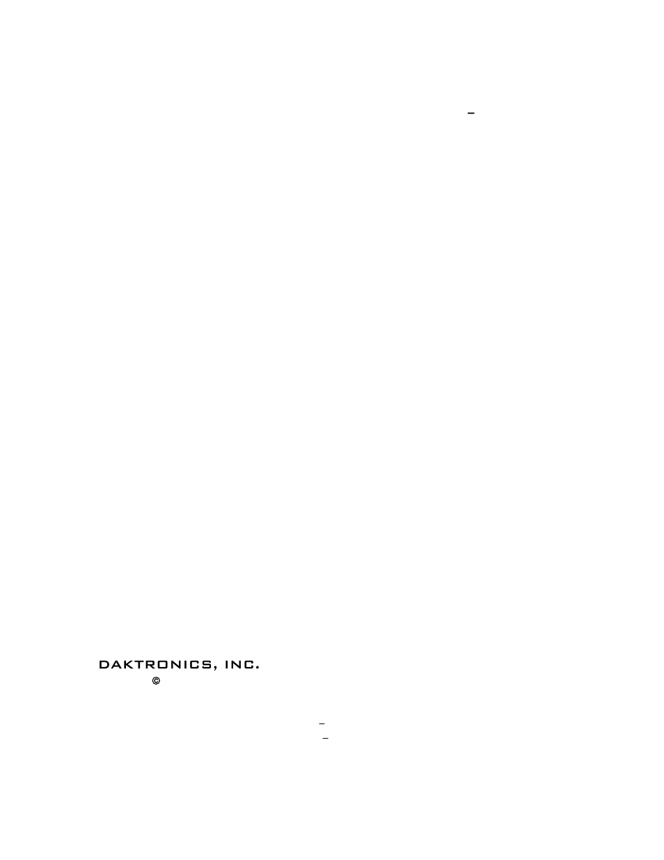 Daktronics, inc | Daktronics All Sport 1600 Series User Manual | Page 3 / 92