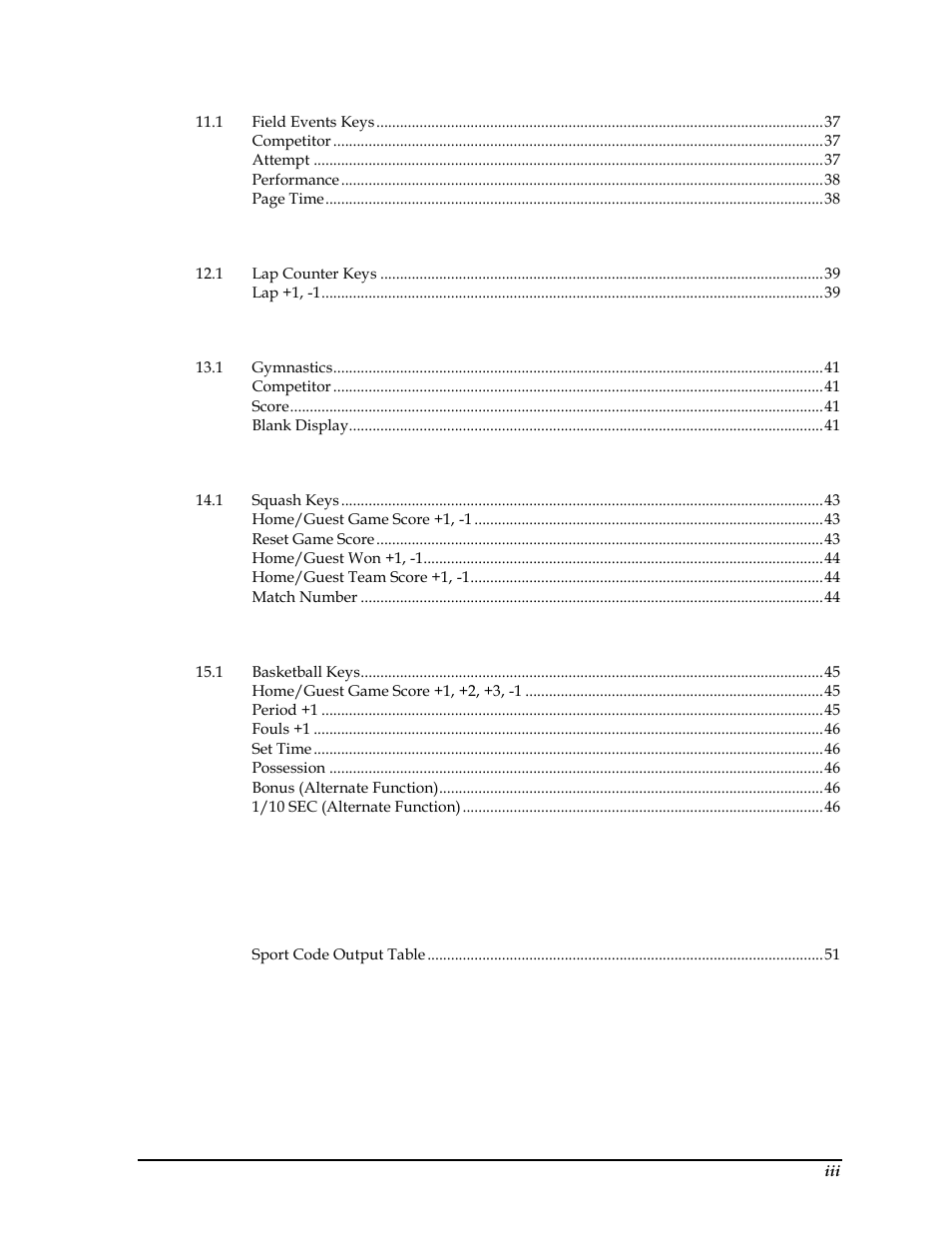 Daktronics All Sport 1600 Series User Manual | Page 7 / 92