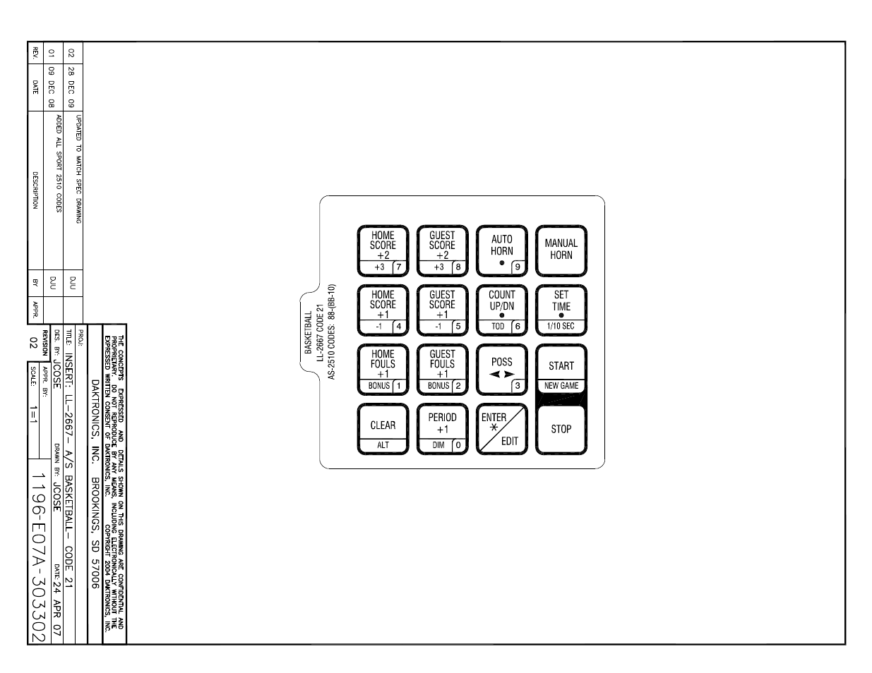 Daktronics All Sport 1600 Series User Manual | Page 80 / 92